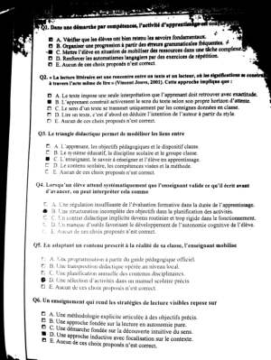 Didactique du français — 2025